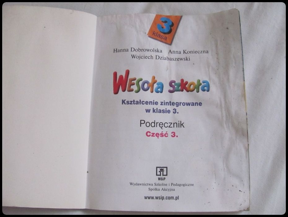 Wesoła szkoła, kształcenie zintegrowane klasa 3 WSiP 2001