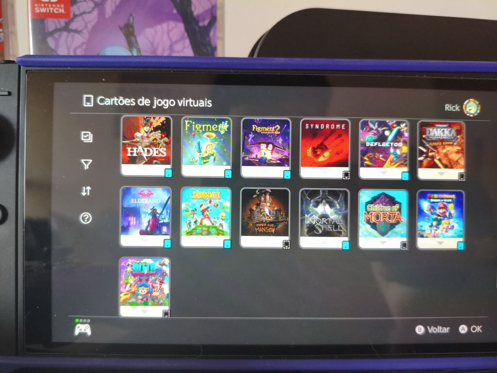 Nintendo switch 2 com muitos jogos e extras