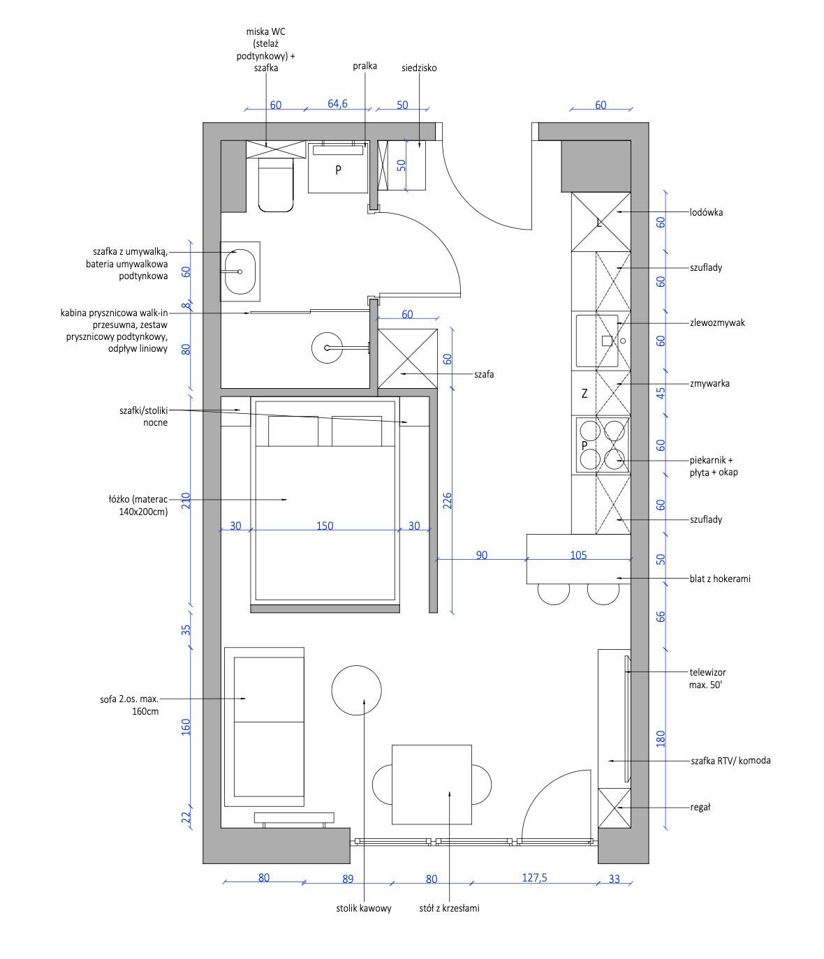 sprzedam kawalerkę Gdańsk ul mostek 4, 27m2