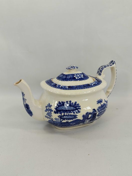 Dzbanek Spode England Blue Tower C.1814