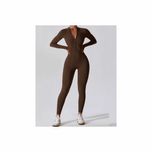 Комбінезон спортивний Alo Yoga Long Sleeve Jumpsuit Brown
