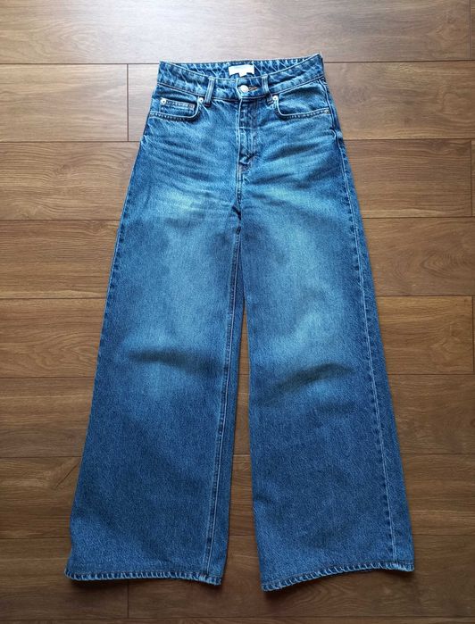 Jeansy wide leg H&M