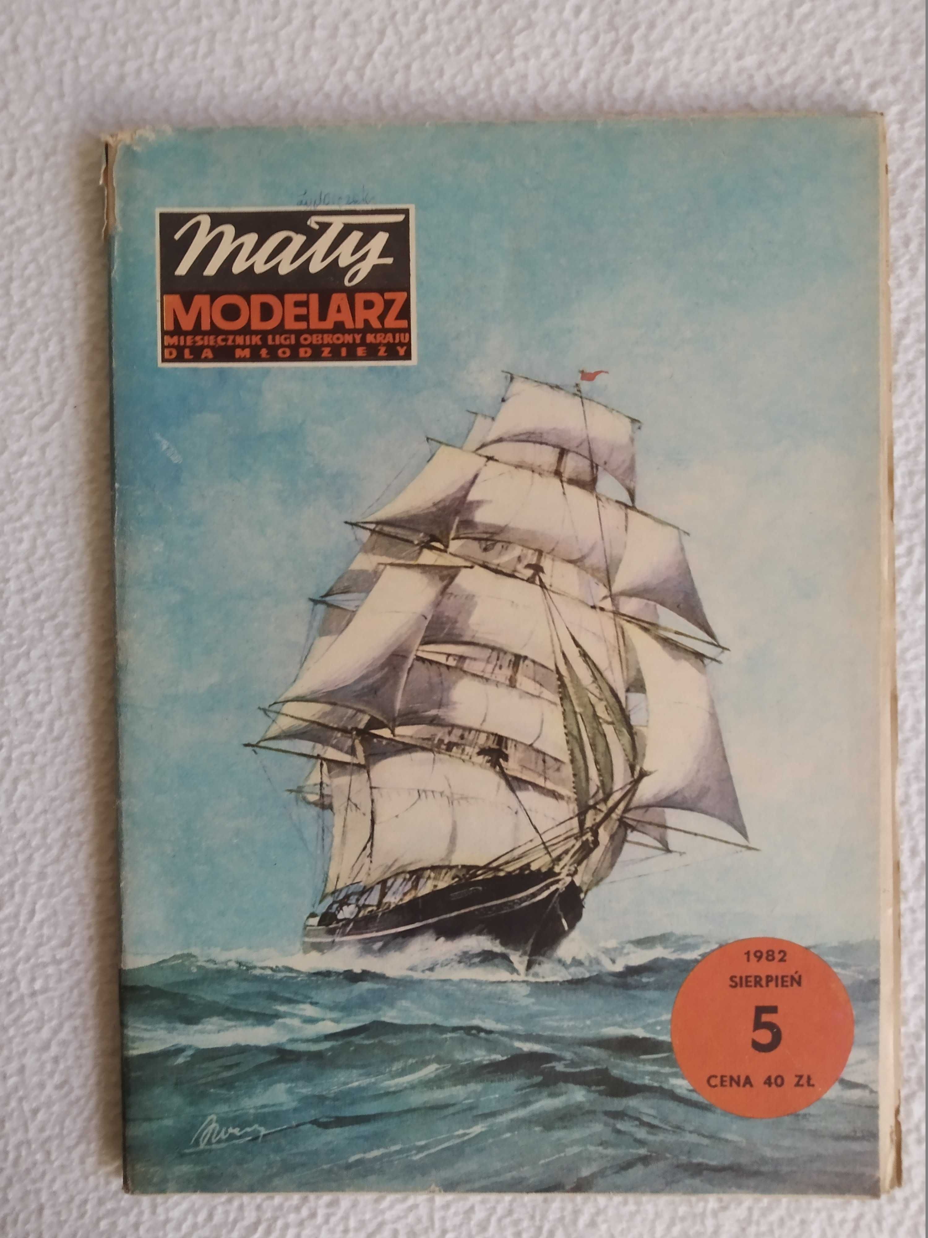 Mały Modelarz 5/1982 Kliper herbaciany "Cutty Sark"