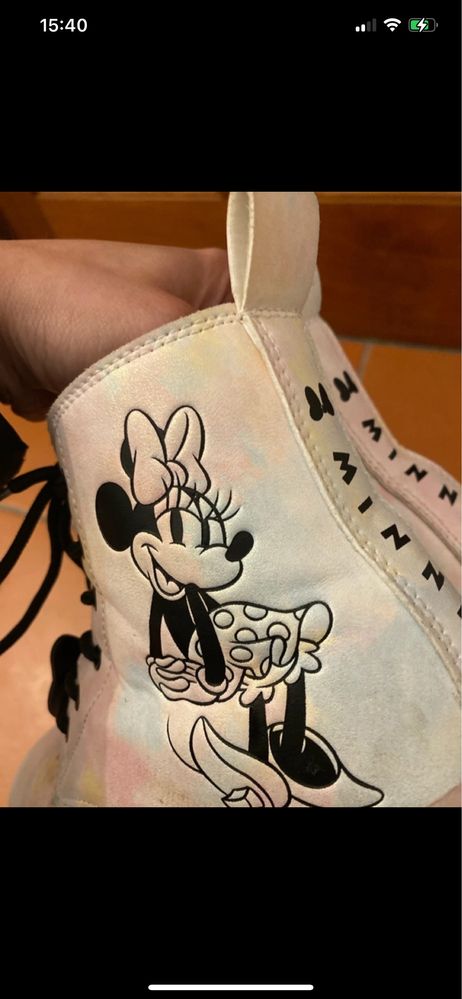 Botas da minnie mousse 32