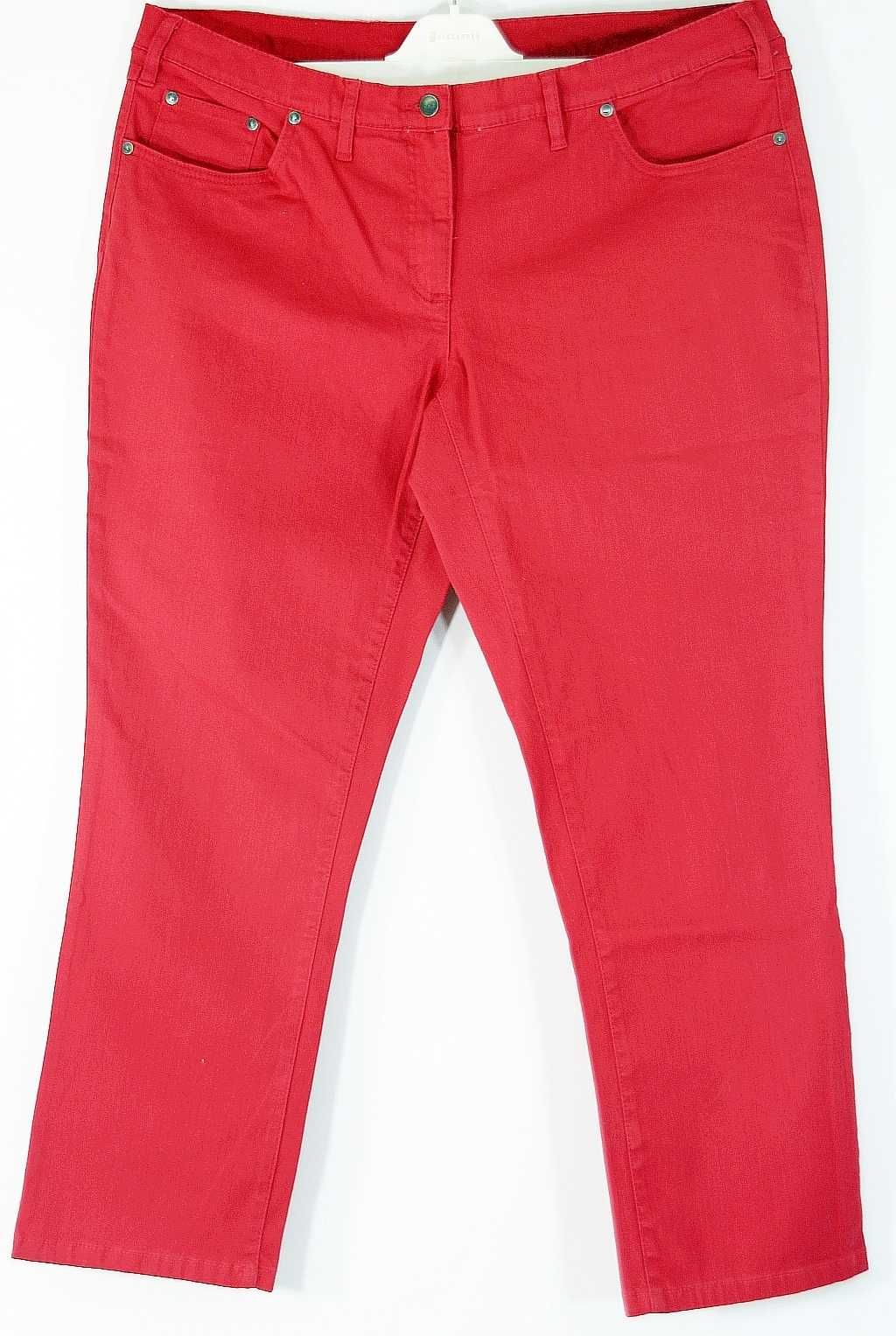 Spodnie czerwone stretch Bawełna Rozmiar 42/44