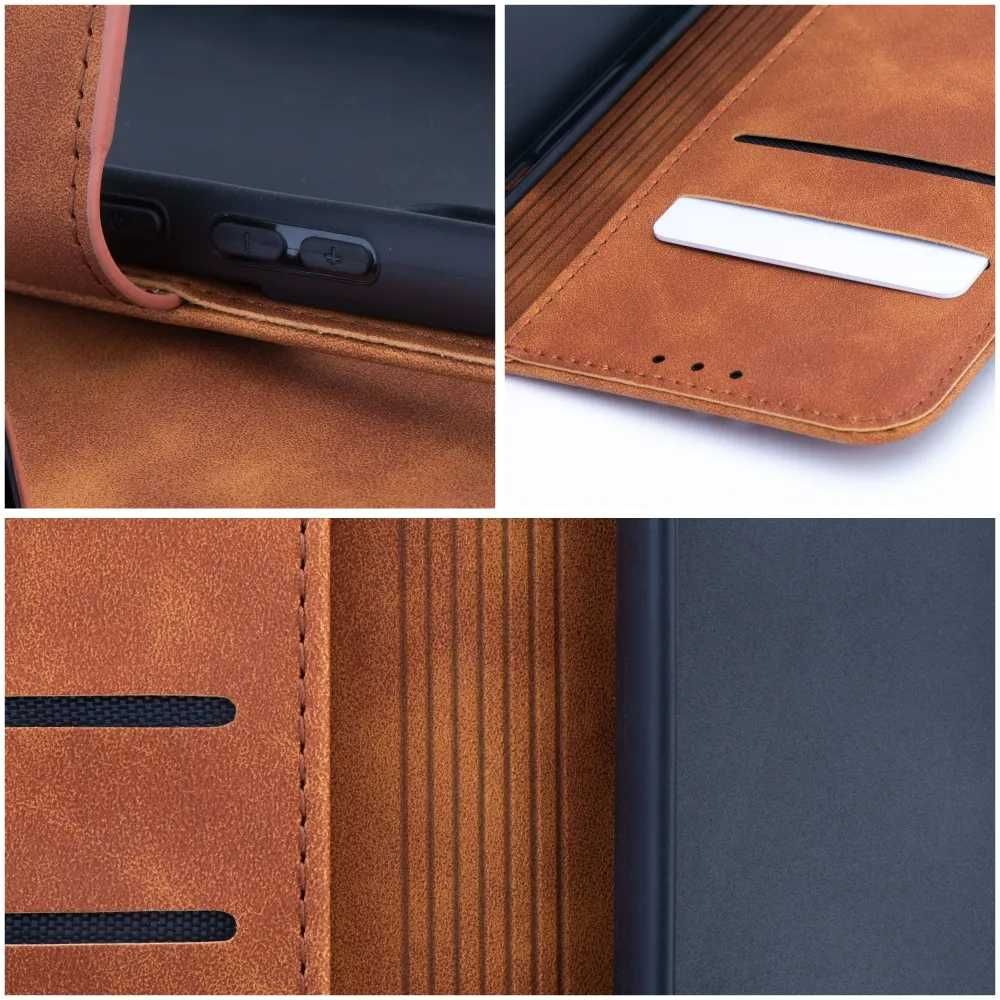 Kabura Book do Samsung Galaxy A15 4G / A15 5G + Szkło Hartowane