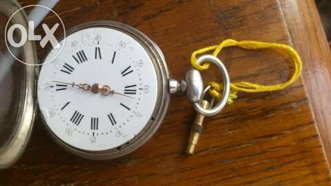 zegarek kieszonkowy szwajcarski srebrny kluczykowiec 50mm sr sprawny
