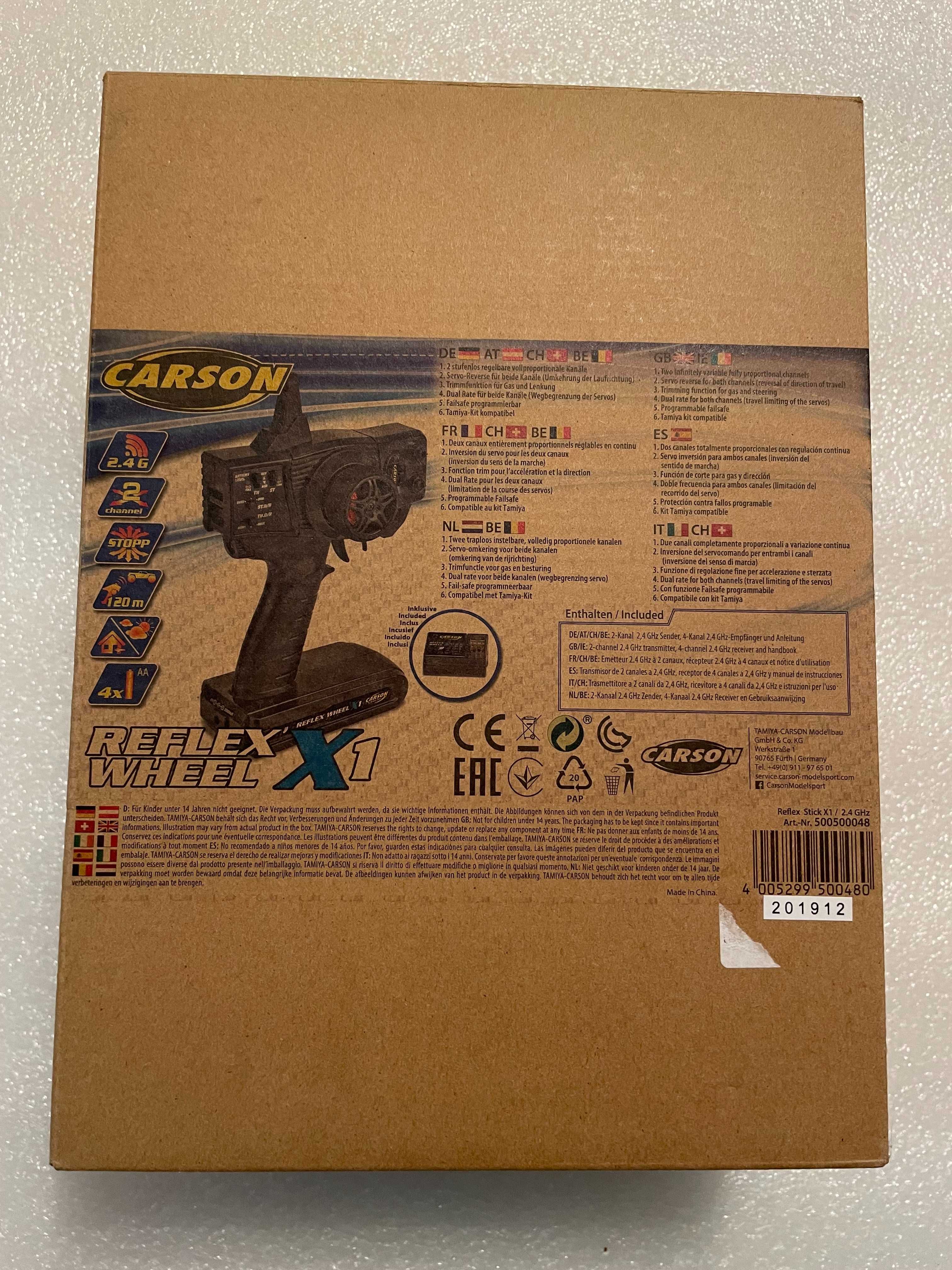 Carson Pilot z odbiornikiem FS Reflex X1 2-kanałowy + przełącznik