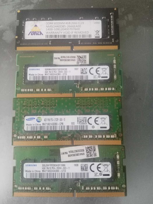 Memorias para Portatil DDR4