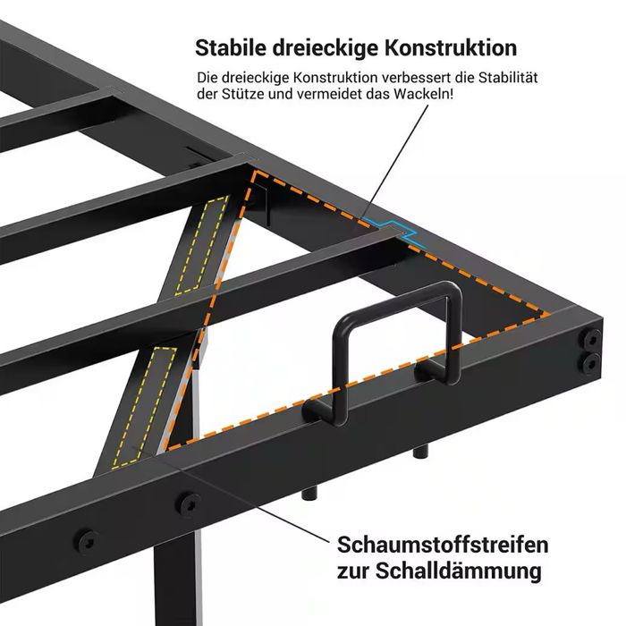 Łóżko lewitujące 90x200 led