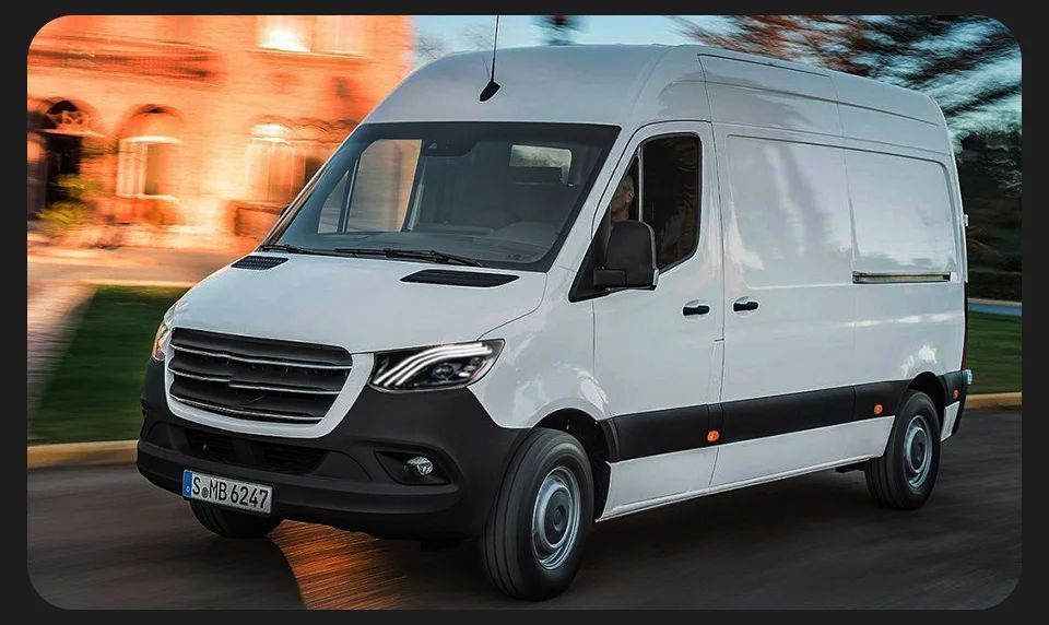 Projektorowe Lampy Przednie LED Mercedes Sprinter - Styl Maybach z DRL