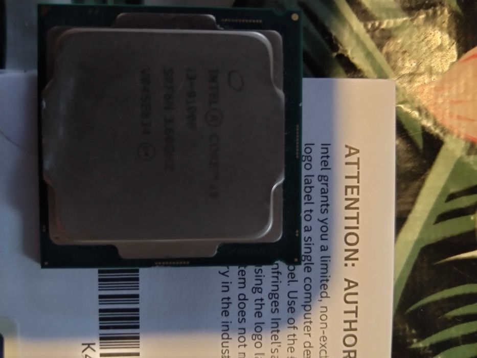 Procesor intel 9 generacji i3-9100f 4x3,6Ghz