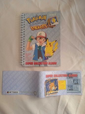 Caderneta Cromos Pokémon Super Collection Album Series 1