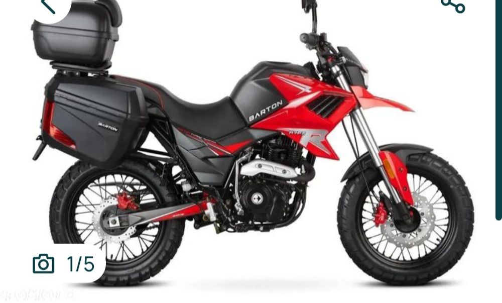 Barton hyper 125 6 biegów 2kaski