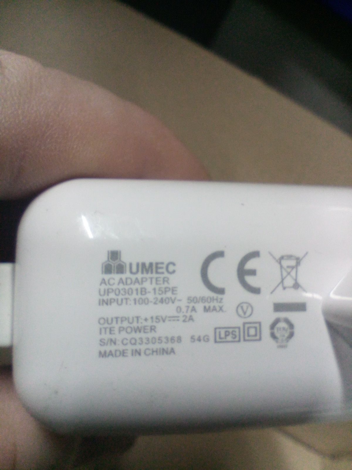 15V 2а 30W оригінал блок живлення питания Umec