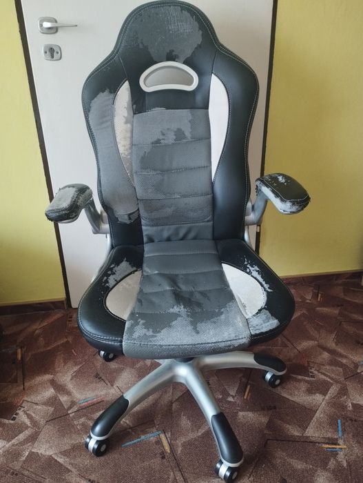 Krzesło fotel obrotowy biurowy gamingowy pracowniczy Wrocław na części