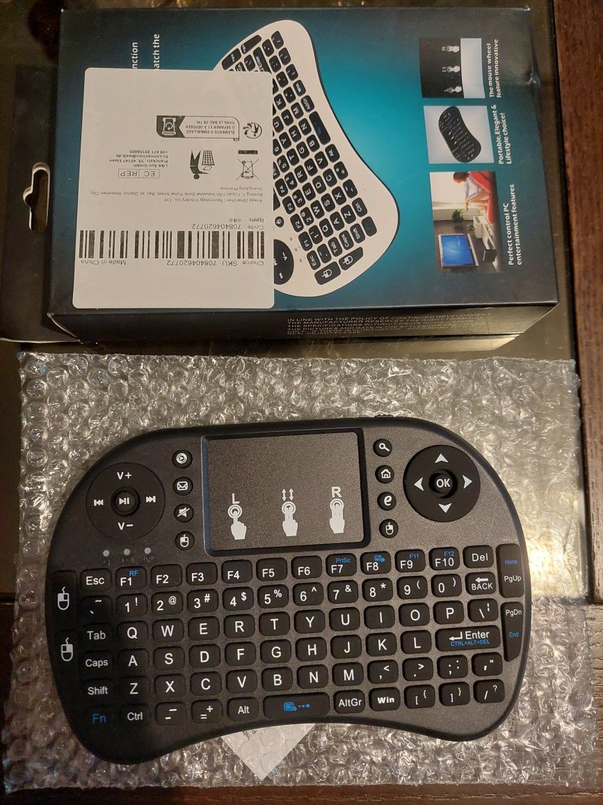 Bezprzewodowa Mini klawiatura do TV android i komputer