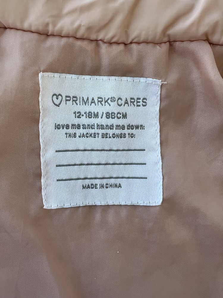 Жилетка Primark на дівчинку 12-18M