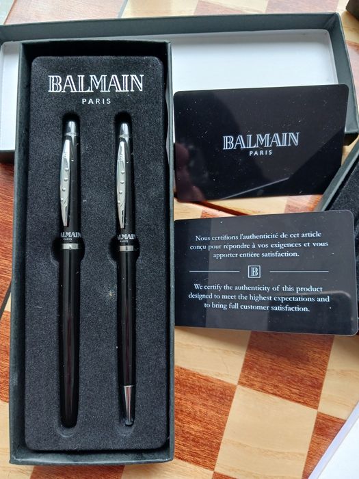 4 Canetas Balmain Paris (2 caixas com 2 canetas cada)