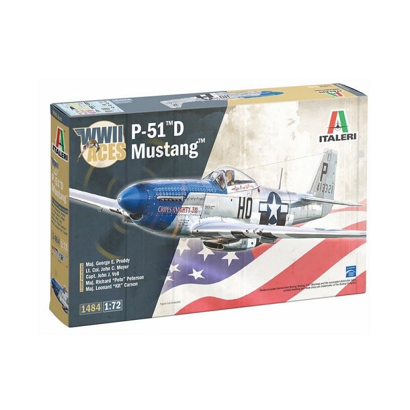 Italeri 1484 model 1:72 samolot P-51D MUSTANG ACES