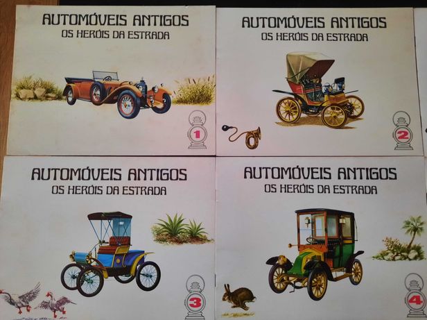 Coleção de livros Automóveis Antigos, os Heróis da Estrada