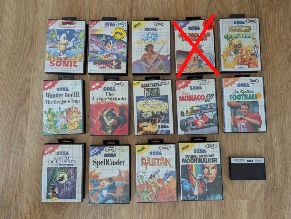 Sega Master System I + 13 Jogos Originais + Light Phaser