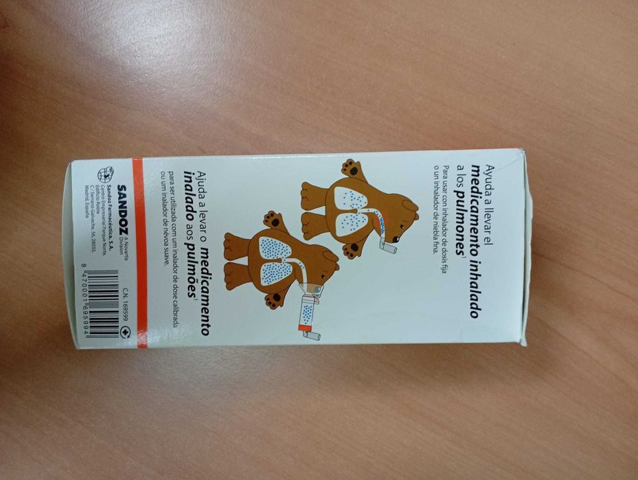 Máscara AeroChamber Pequena 0-18 meses