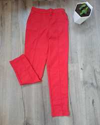Червоні стрейчові брюки