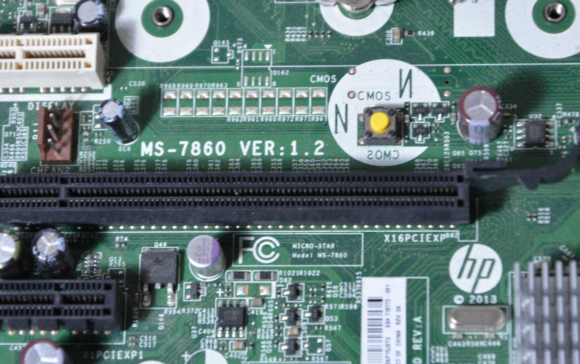 Материнська плата S1150 MSI MS-7860+G3260+4GB DDR3.