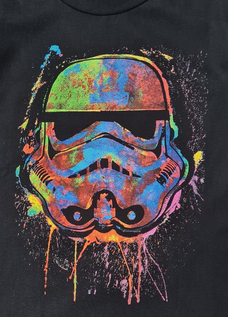 Czarny T-shirt star wars 110cm koszulka