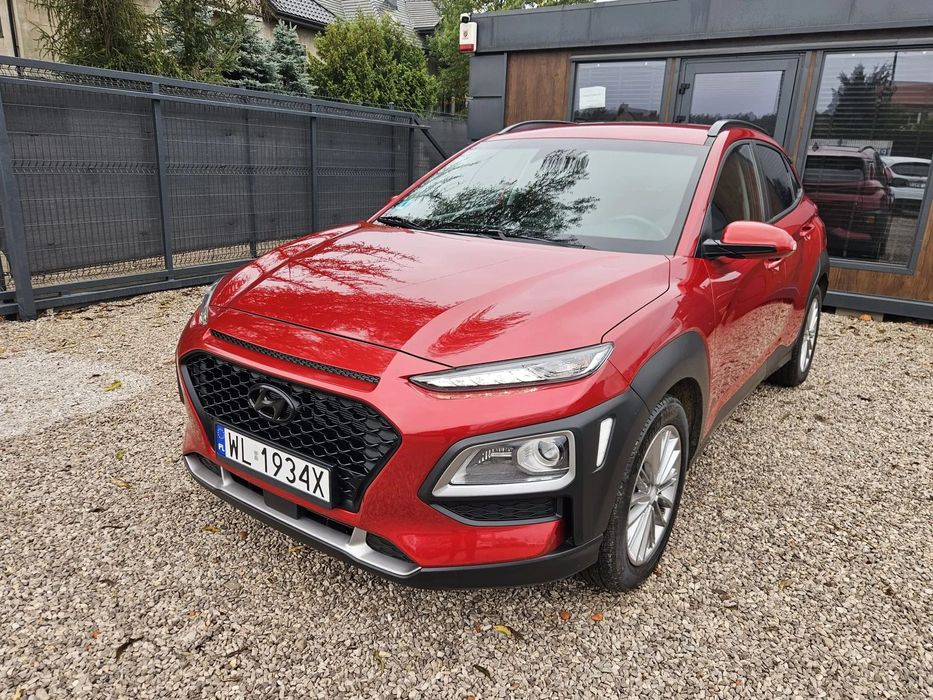 Hyundai Kona 1.6 Benzyna 177KM Automat Serwis Kamera Navi Grzane Fotele 4x4