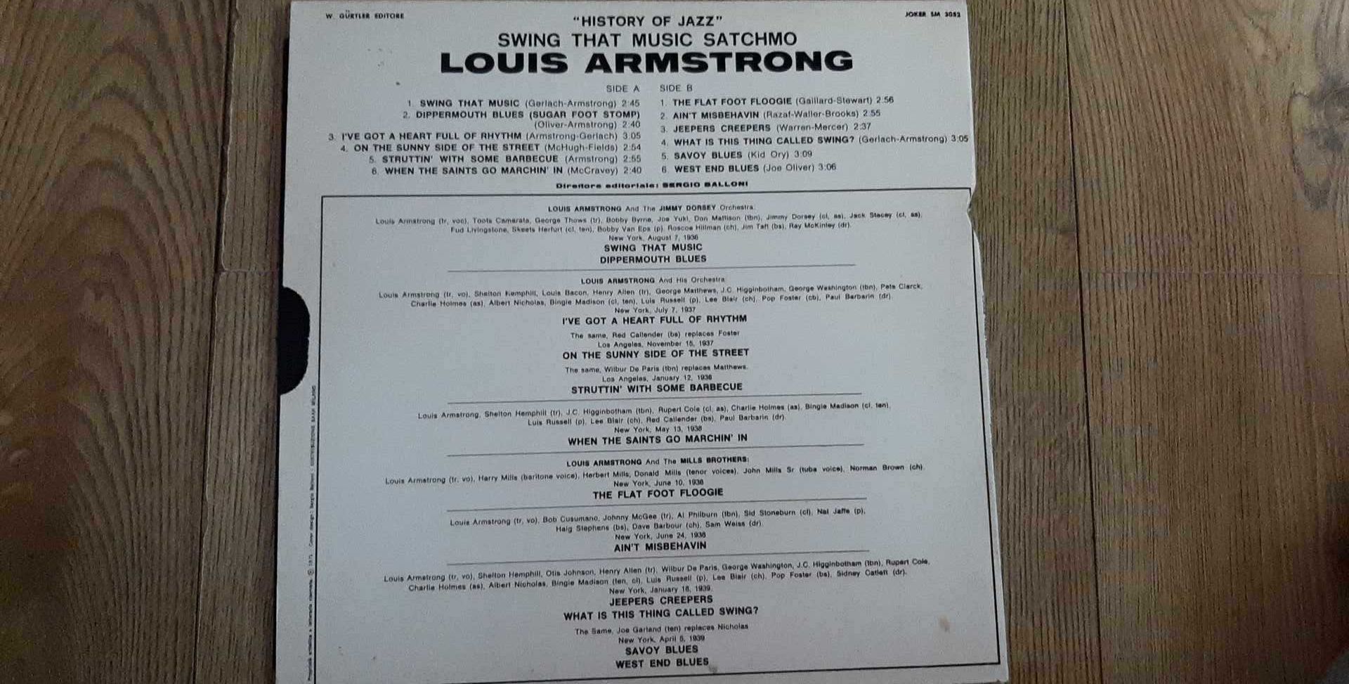 Louis Armstrong “Orginal Recording 1936-39” - płyta winylowa