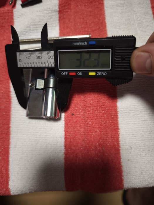 fechadura de porta de meio cilindro, inclui 5 chaves,