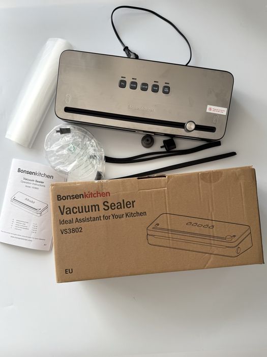 Zgrzewarka próżniowa maszyna do pakowania z folią 30cm Bonsenkitchen