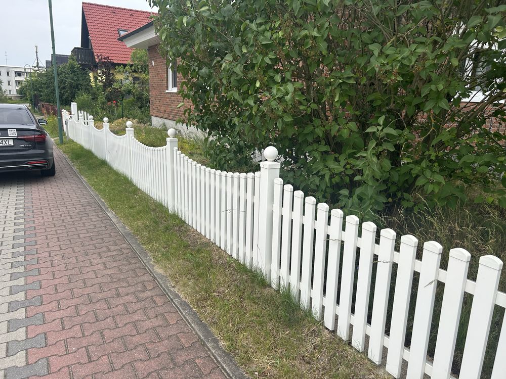 Płot aluminiowy używany