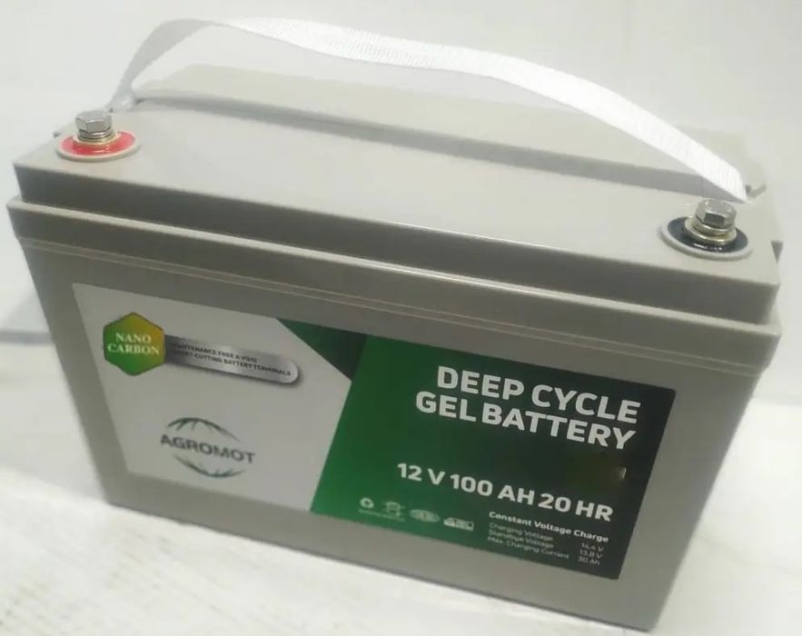Акумулятор гелевий 12В 100 Ач для ДБЖ AGROMOT GEL-100Ah
