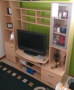 TV + Estante de tv para sala - movel de tv para sala 2mx1.85m