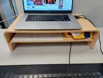 VATTENKARn Podstawka pod laptop/monitor, brzoza, 52x26 cm IKEA