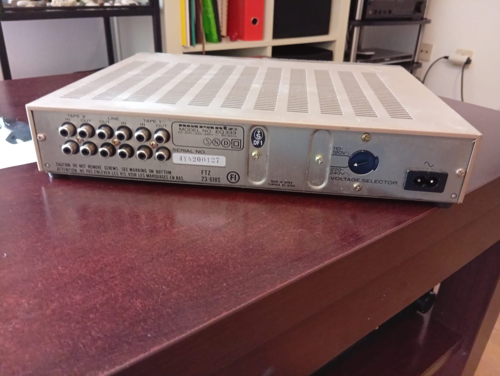 Amplificador Marantz P M 433 , equalizador EQ -333
