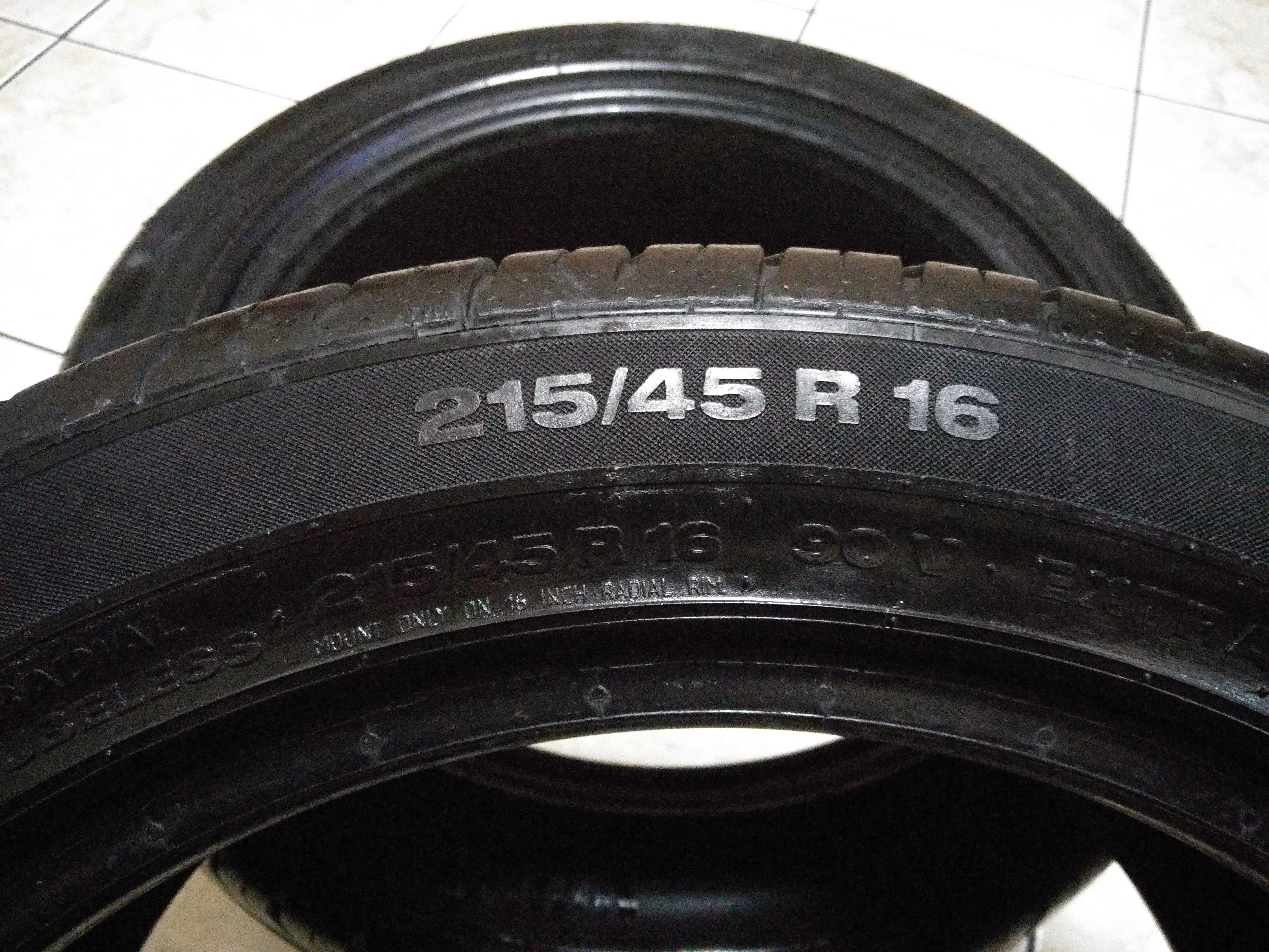 Opony letnie Continental 215/45/R16