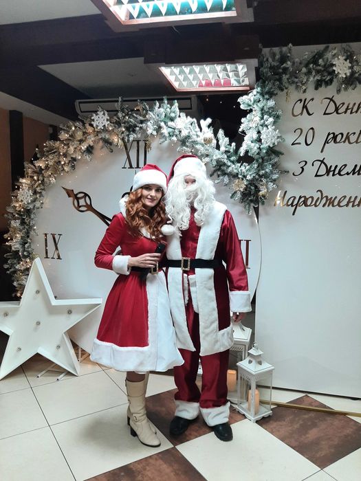 Новорічне Експрес привітання Санти+ Місіс або Дід Мороз+ Снігуронька