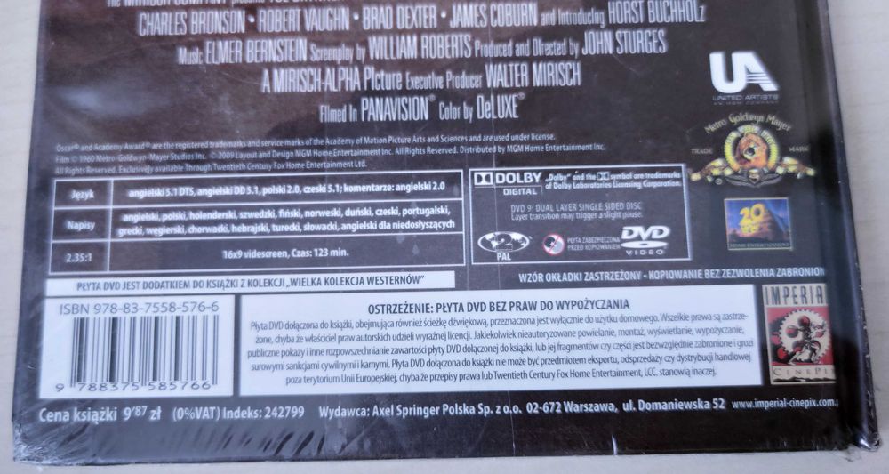 Siedmiu wspaniałych film dvd western / DVD / Film