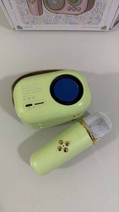 Колонка із мікрофоном Bluetooth ,міні караоке, дитячі ігри, музичні х