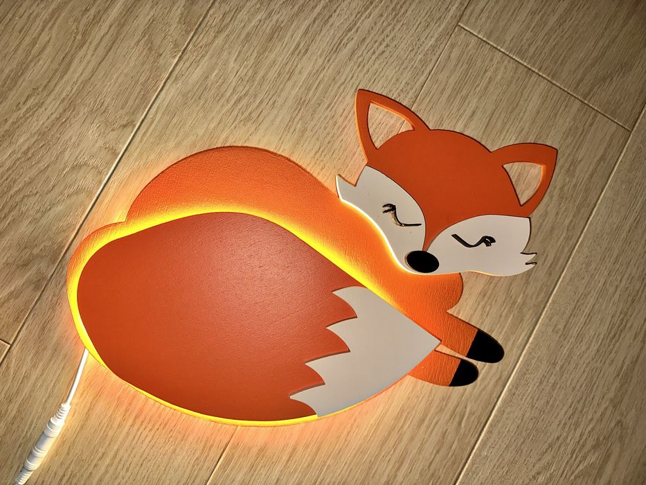 Lampka lisek z przyciemnieniem