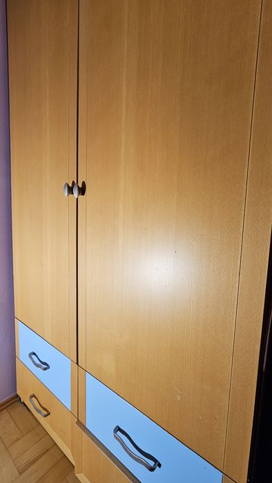 SOLIDNA Szaf. Grube płyty, drewno buk. Rozłożona do transportu