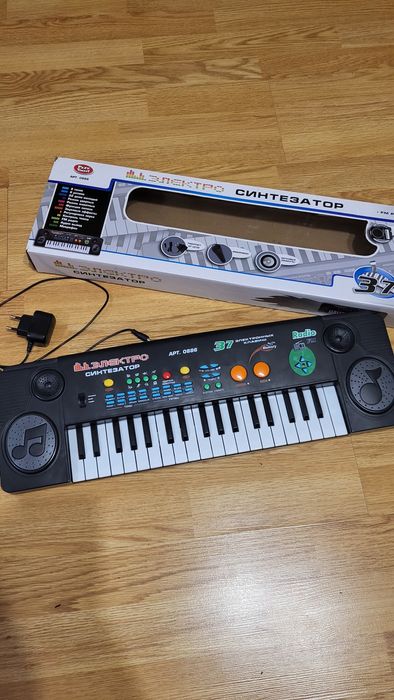 Синтезатор + мікрофон, піаніно дитяче