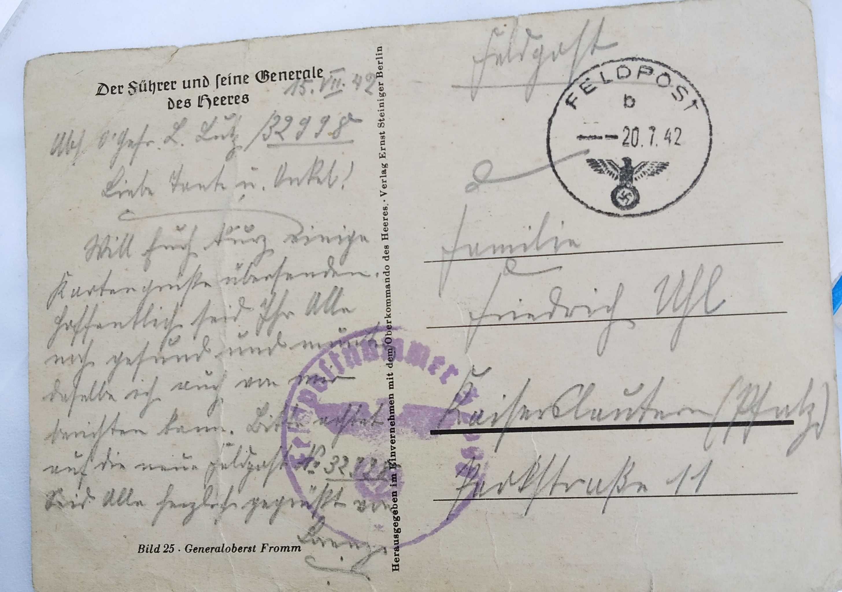 Zdjęcie pocztówka II wojna św.