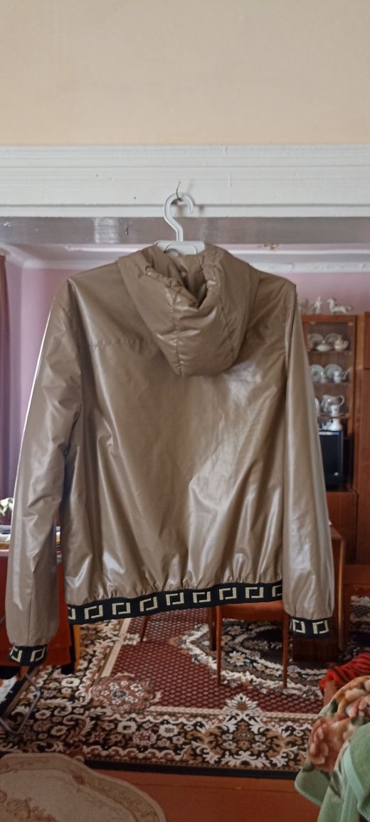 Куртка весняна (XXL) еко шкіра ОГ 104, довжина рукава 67, довжина 66