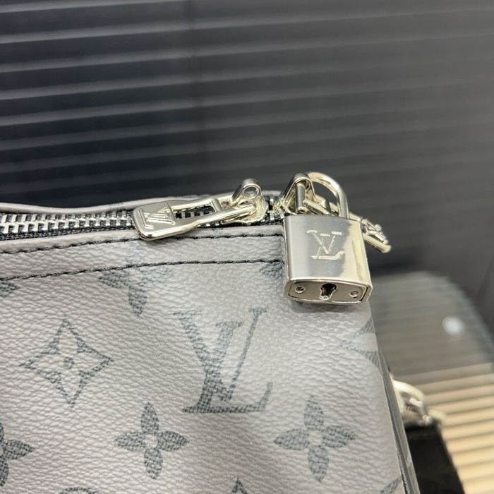 Louis Vuitton keepall сумка серая ручная дорожная в спортзал