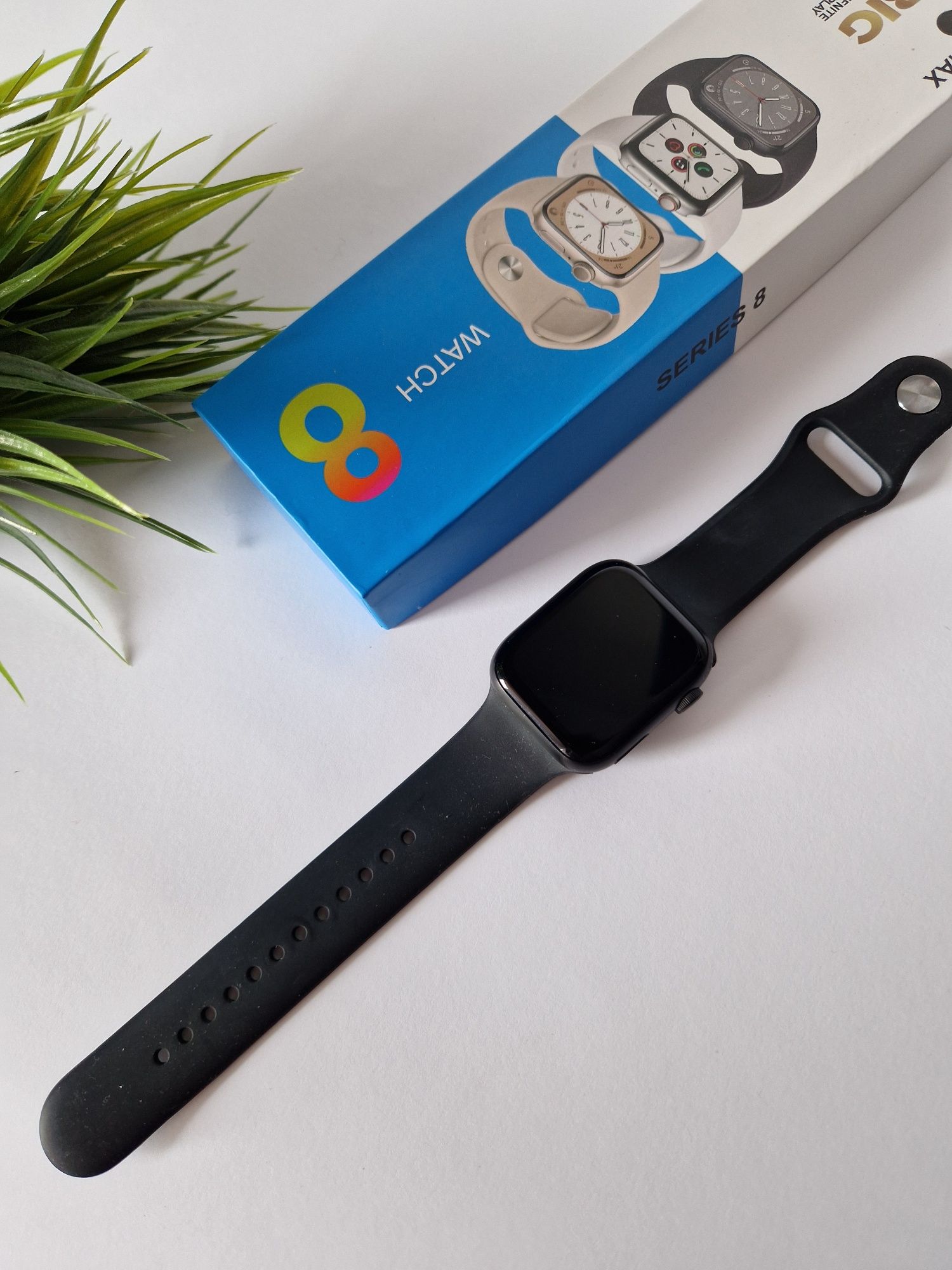 Smartwatch s8+max pełny komplet watcha.